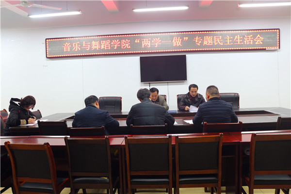 我院召开处级干部专题民主生活会